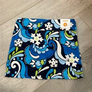 Gymboree Blue and Green Floral Skirt